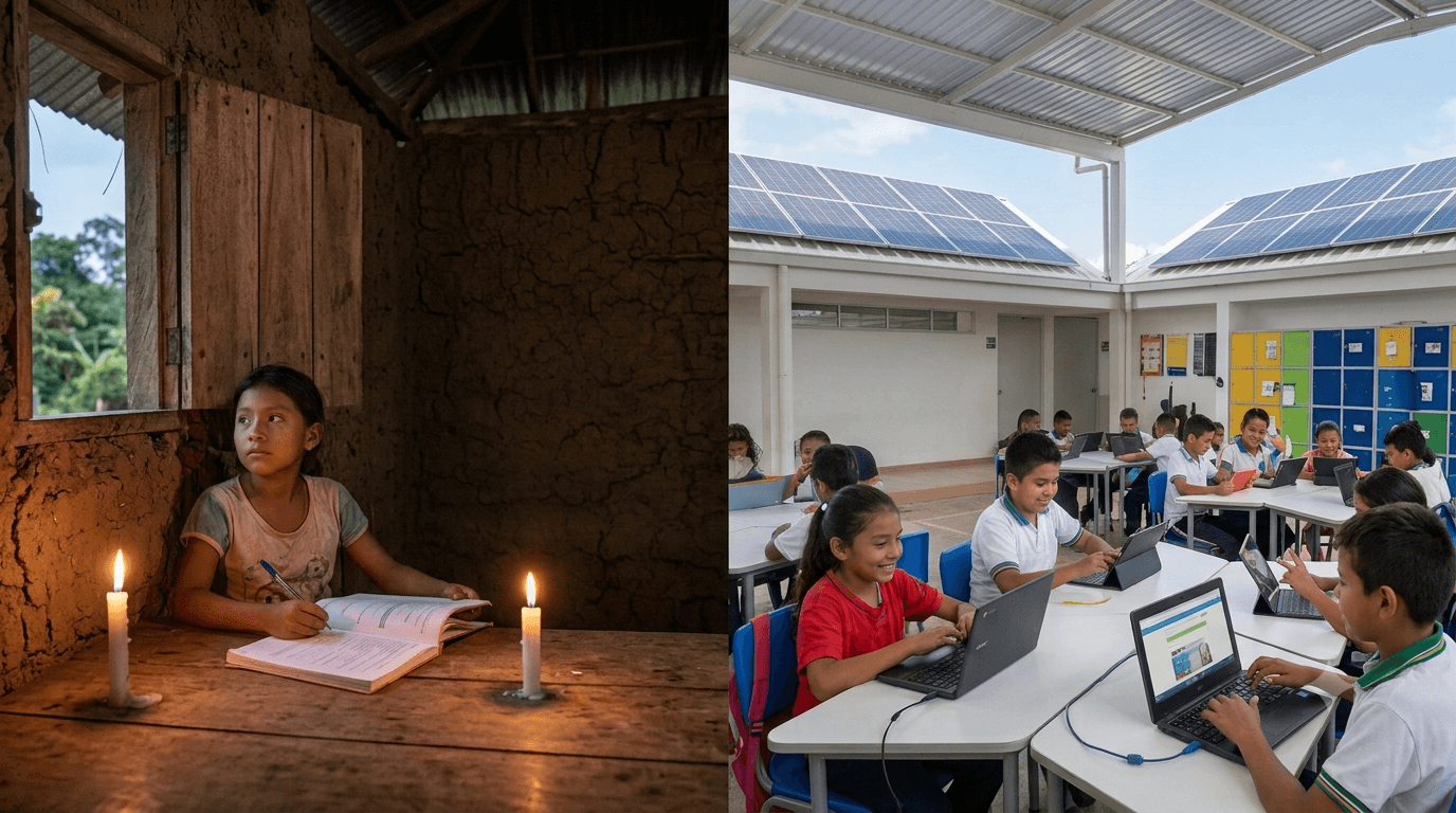 En Colombia y Latinoamérica, las comunidades y los hogares enfrentan barreras reales para acceder a energía limpia y herramientas digitales.